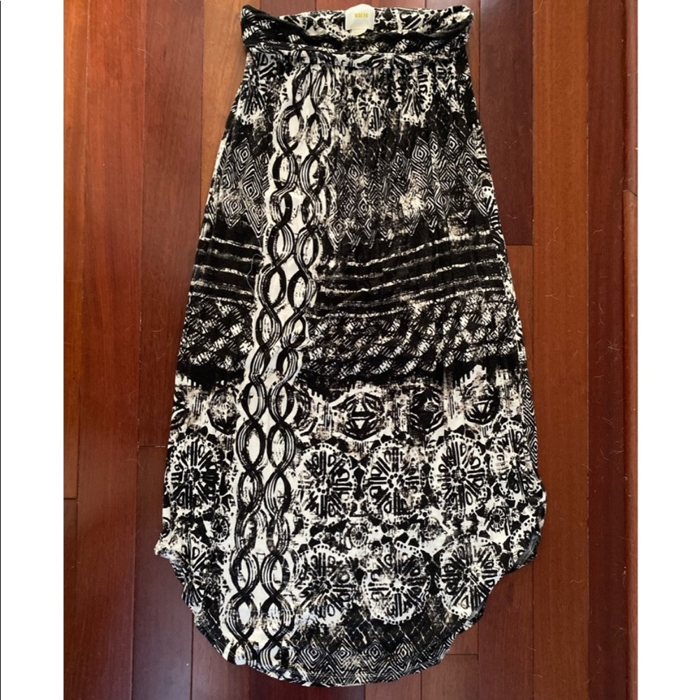 Anthropologie Maeve Printed Maxi Skirt